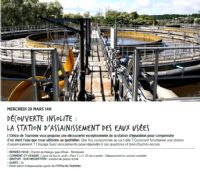 Découverte insolite : la station d’assainissement des eaux usées. Le mercredi 28 mars 2018 à Montataire. Oise.  14H00